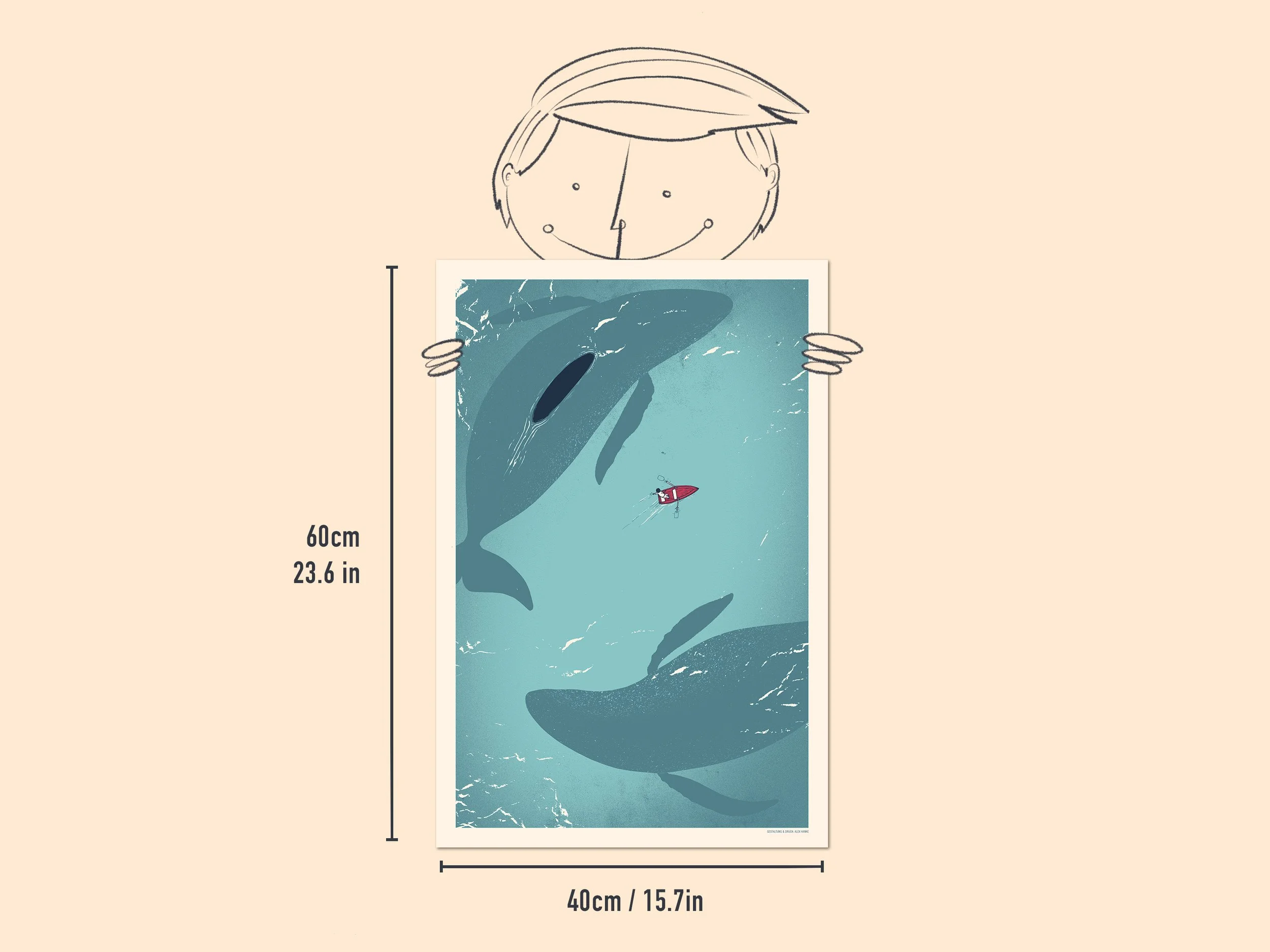 Hero Whales sizes