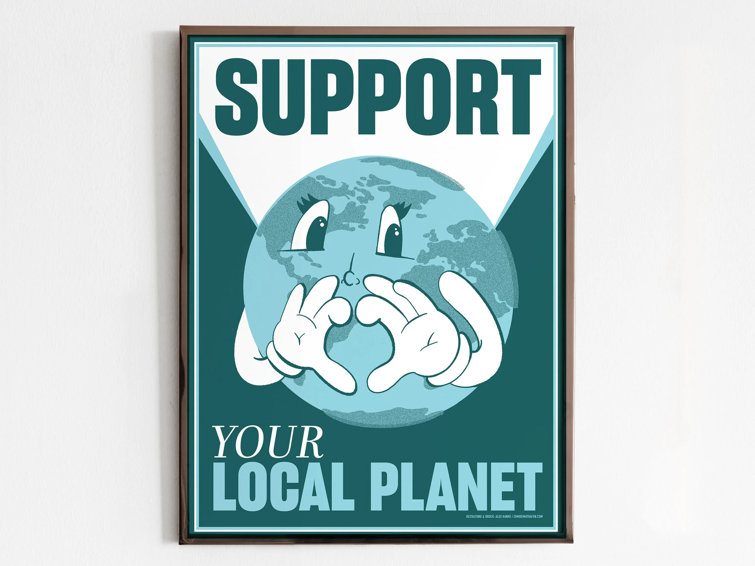 Local Planet screen print