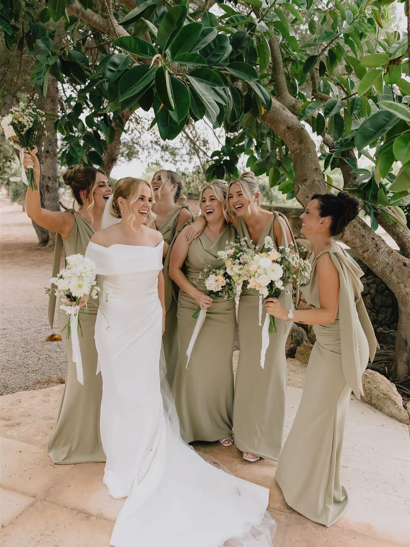 That first time you see your bridesmaids in their dresses&hellip; and they see you! 

Priceless moments with your favourite women right before you walk down the aisle.