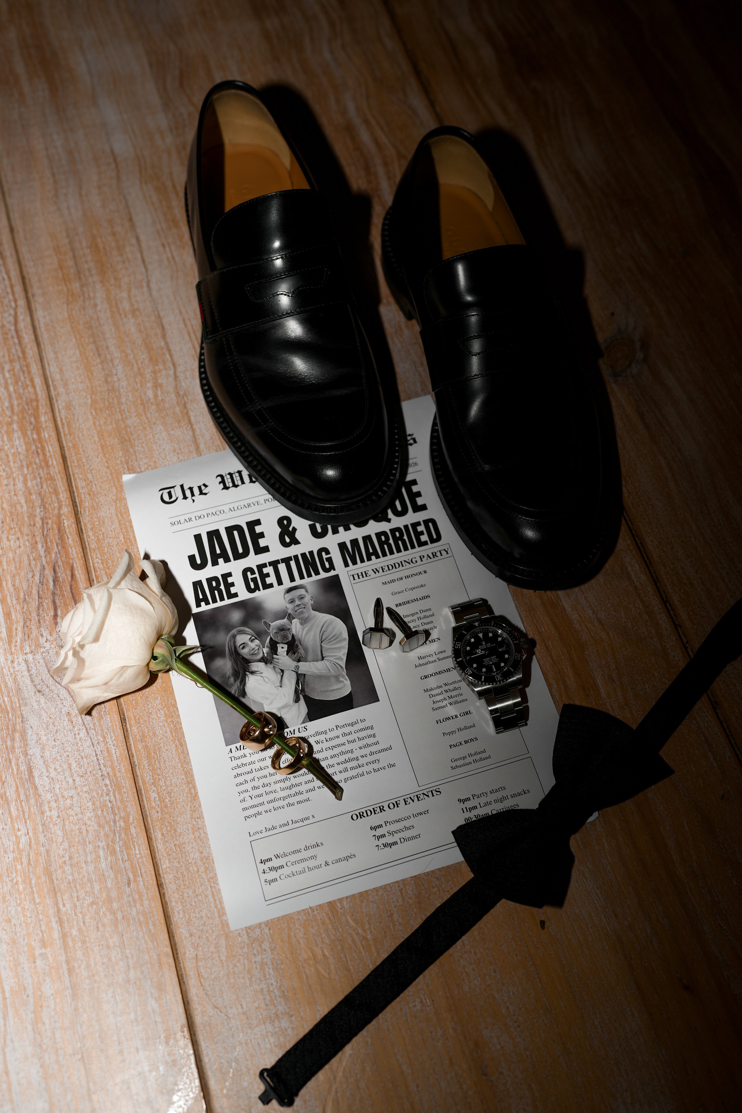 algarve-wedding-groom-prep-newspaper-flatlay.jpg