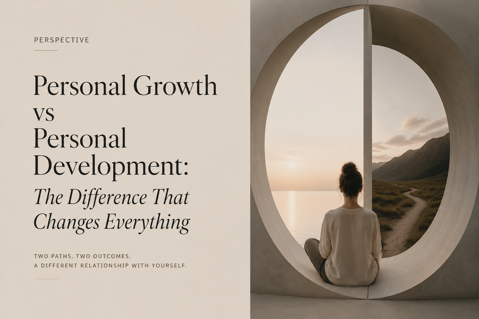 Personal Growth vs Personal Development: The Difference That Changes Everything