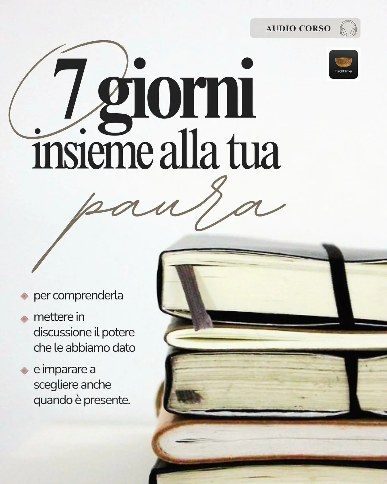 Vorrei che sempre meno persone avessero 
Paura della Paura.

Una parte enorme del potere che le abbiamo dato nasce semplicemente dal fatto che non la conosciamo.

Nessuno ce lo ha spiegato davvero.
Non abbiamo mai capito cosa sia.

Abbiamo imparato a