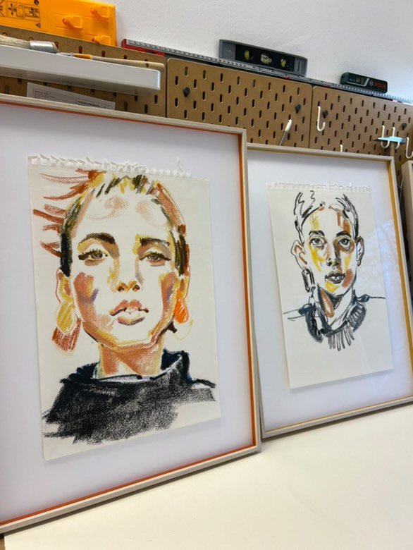 Framed art by annette wuellner