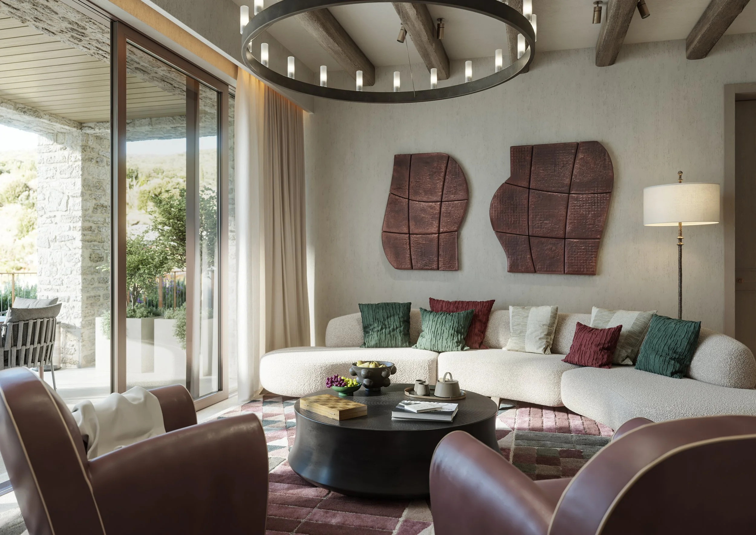 Furnishing package by the renowned Italian firm A2Zen.