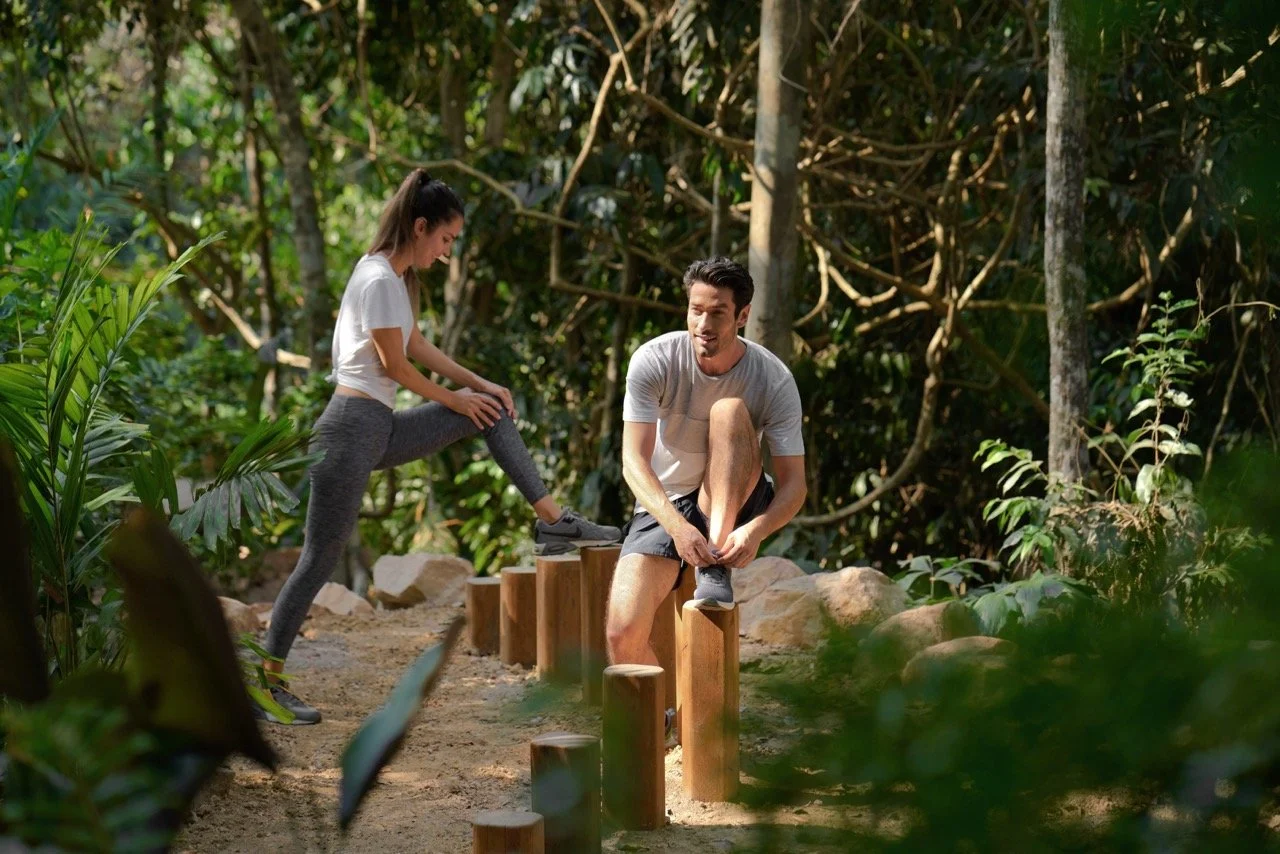 Outdoor workout Antognolla resort