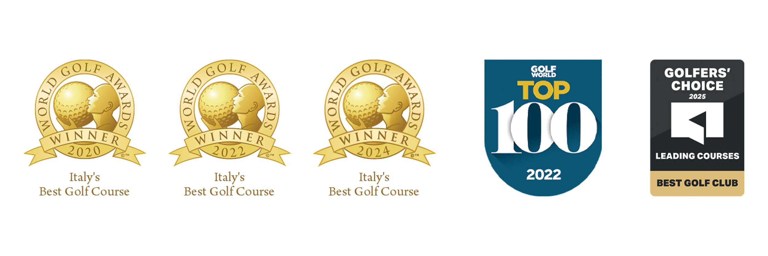 Awards and recognitions for Antognolla golf course