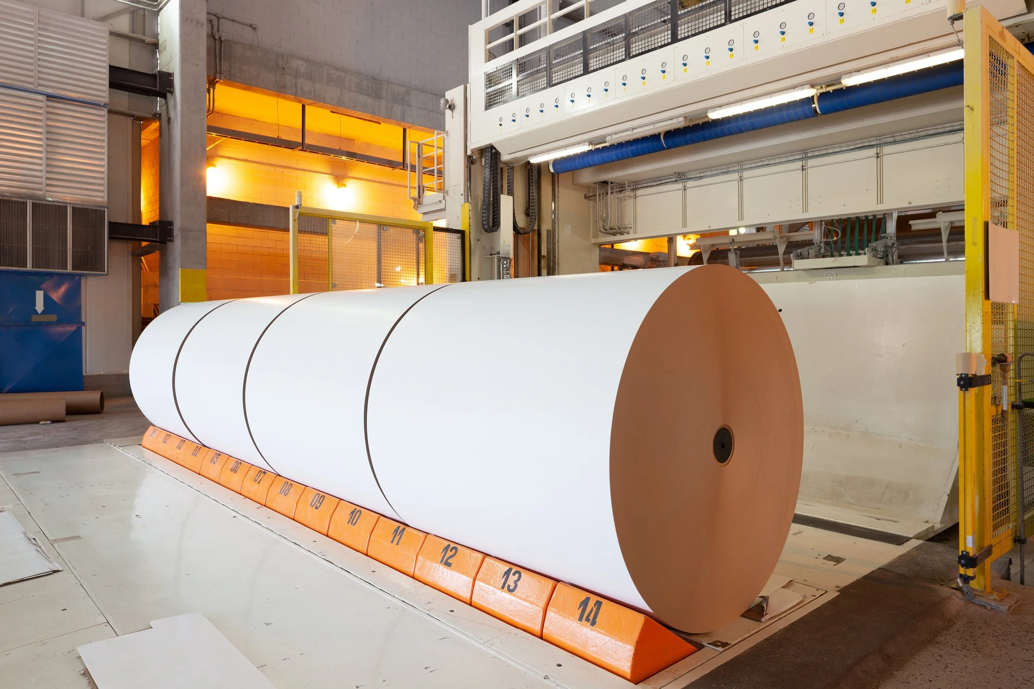 Large paper roll storage