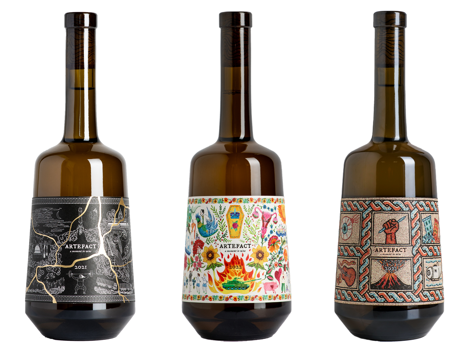 Artefact Wine A Moment in Wine Bottles Bacchus 2021 Bacchus 2022 Bacchus 2023