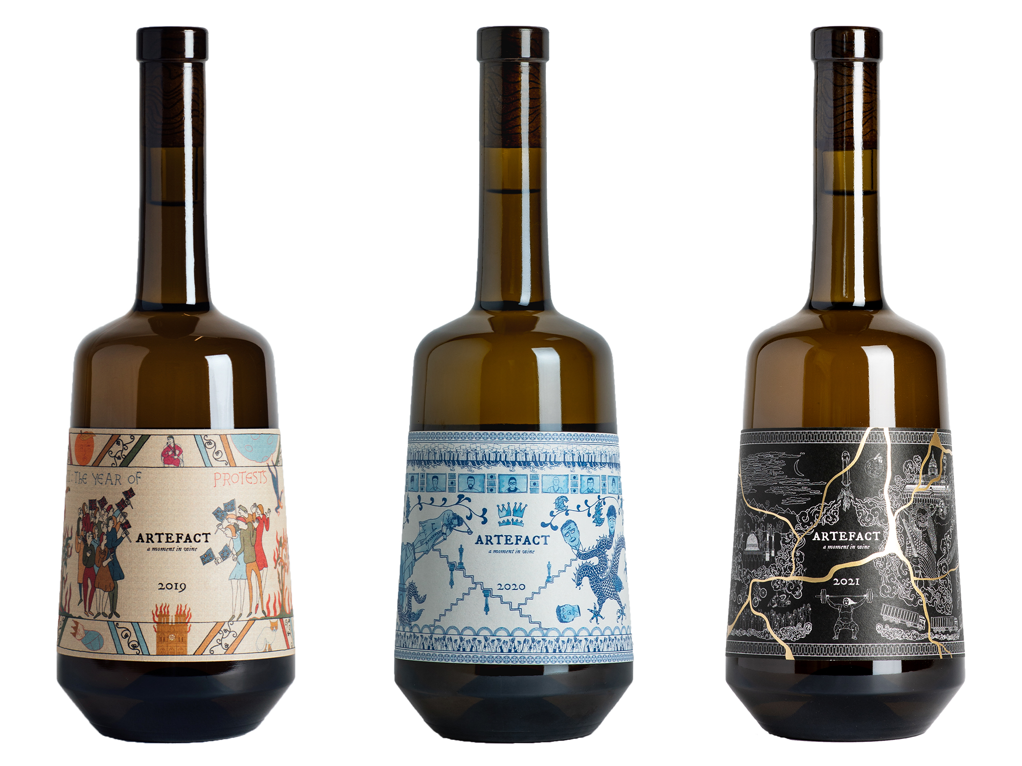 Artefact Wine A Moment in Wine Bottles Bacchus 2019 Bacchus 2020 Bacchus 2021
