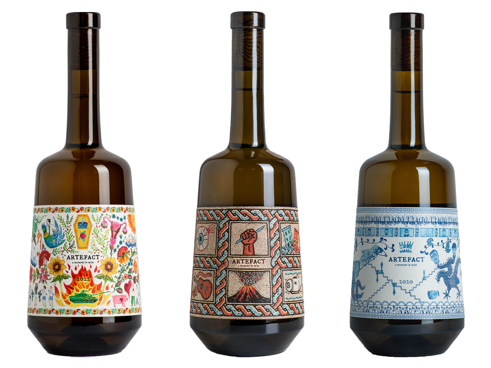 Artefact Wine A Moment in Wine Bottles Bacchus 2022 Bacchus 2023 Bacchus 2020