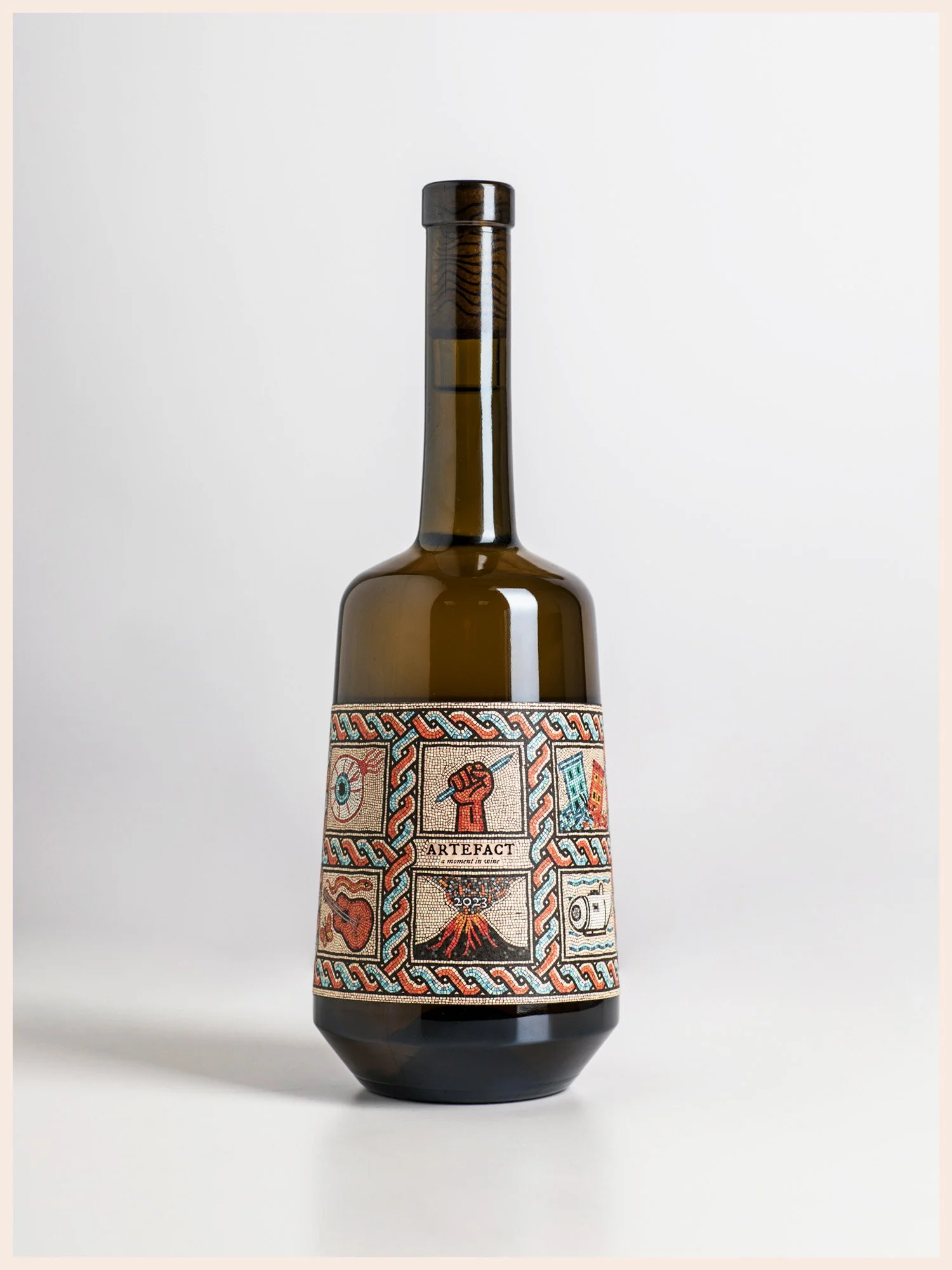 Artefact Wine A Moment in Wine 2023 Bacchus Bottle Mosaic Label Image 6