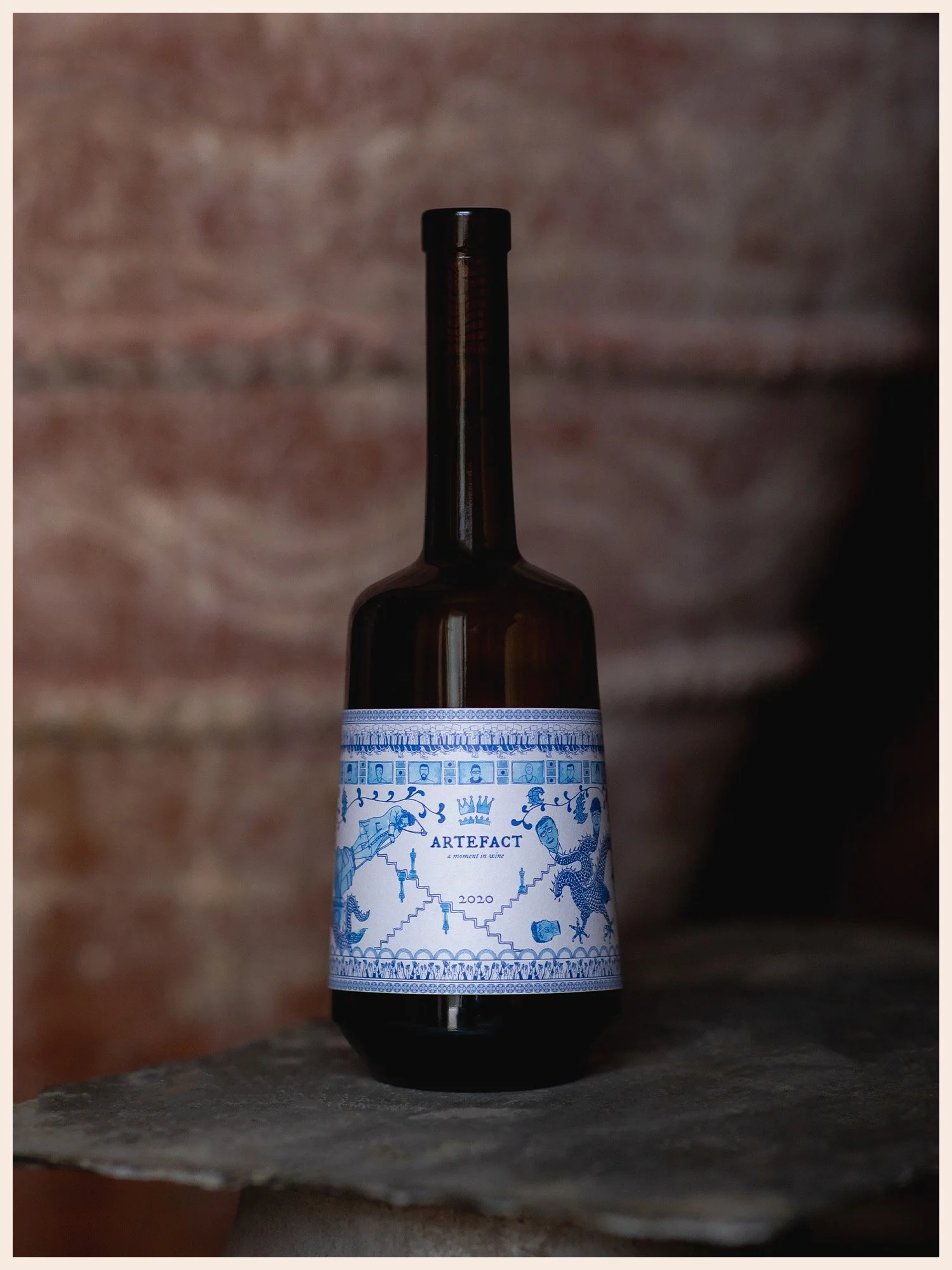 Artefact Wine A Moment in Wine 2020 Bacchus Bottle Porcelain Label Image 4