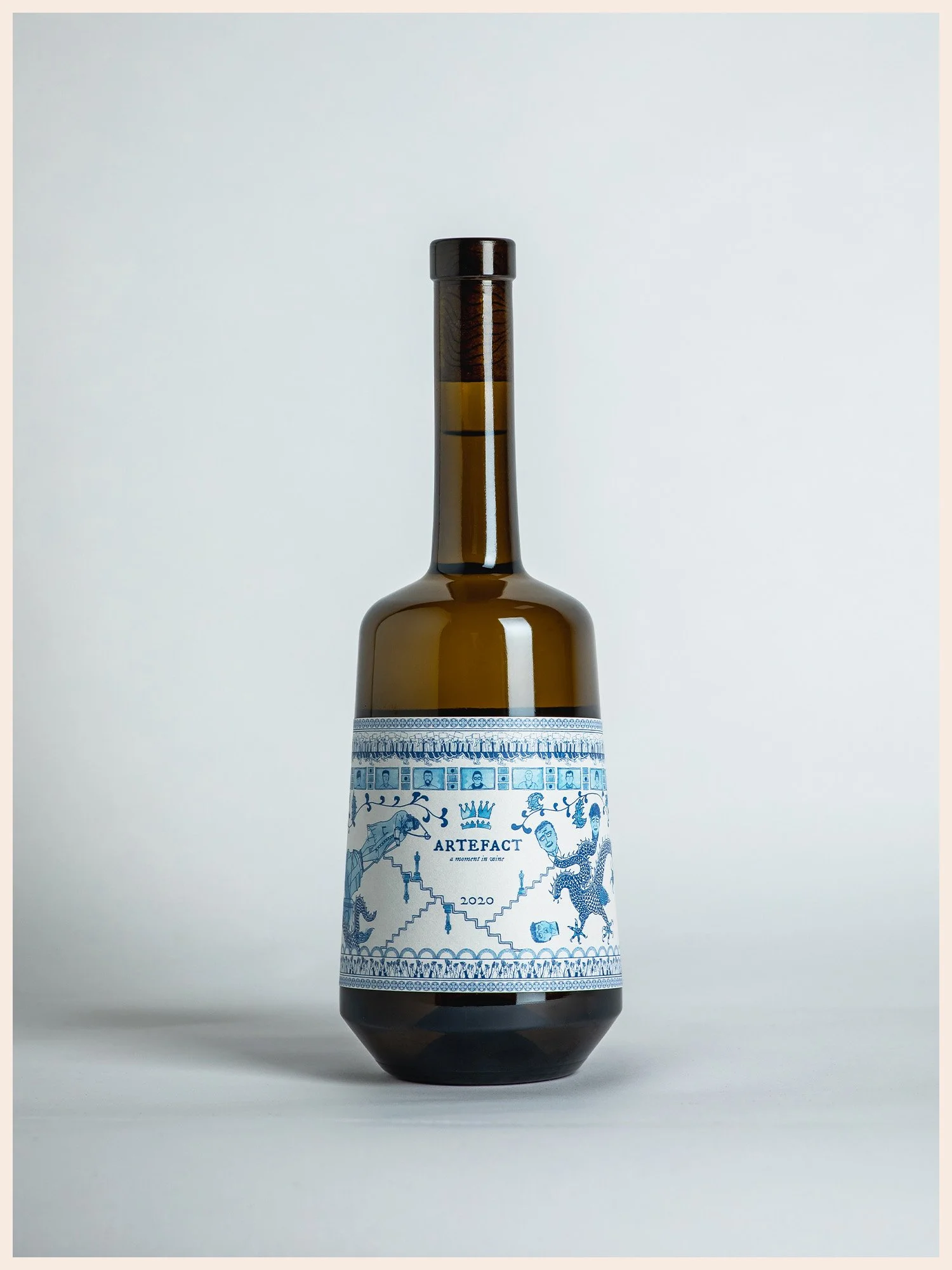Artefact Wine A Moment in Wine 2020 Bacchus Bottle Porcelain Label Image 6