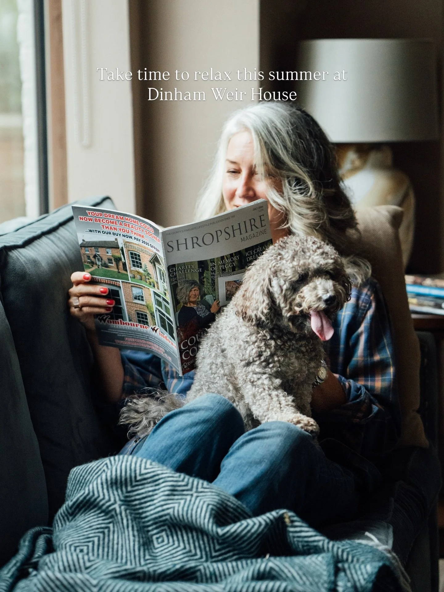 Sun is shining and we&rsquo;re dreaming of relaxed summer days at Dinham Weir House 🌞 

Head to our website to find out more about a Dinham Weir House stay this summer 💻 

📸 @sarah.lauren.photography 

#relaxedsummerstays #holidayhomes #visitshrop