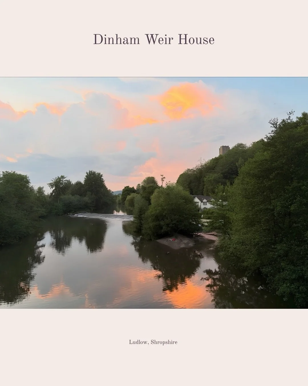 Moments like this at Dinham Weir House in May 🌞 experienced by guests ✨ 

Get in touch for remaining availability this summer at @dinhamweirhouse 

📸 @edsalts - Happy Spring Guests