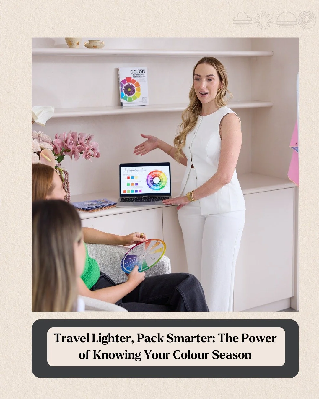 Why Knowing Your Colour Season Makes Packing So Much Easier
Packing doesn’t have to be chaotic. Your colours can make it effortless.
If packing for a trip usually looks like this:
 • Clothes everywhere
 • Ten tops, but only two you