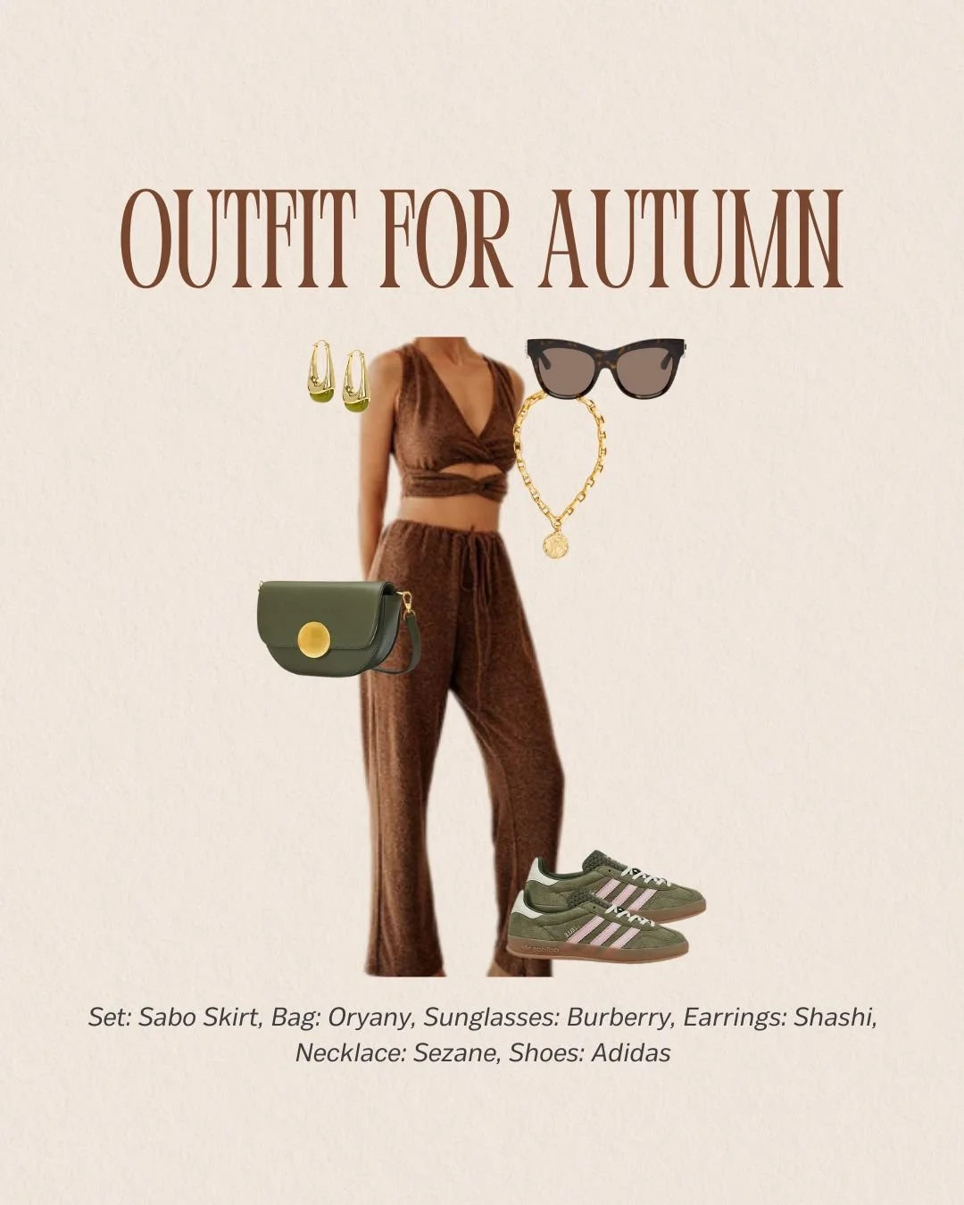 Autumn Season Style!

There&rsquo;s something magnetic about Autumns. This look? It&rsquo;s all about earthy luxury, soft textures, gold details, and olive tones that feel grounded yet elevated.
It&rsquo;s giving &ldquo;I didn&rsquo;t try too hard, I