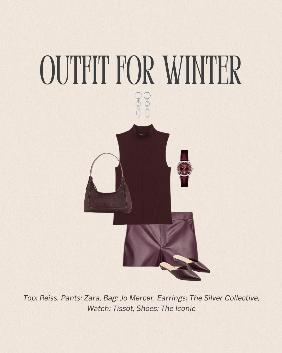 Thinking of wearing leather? Why not try this inspo, winter ladies?

Featuring:
Reiss | Zara | Jo Mercer | The Silver Collective | Tissot | The Iconic

-

Want more outfits matched to your exact Winter colours? Our Seasonal Styling Subscription deliv