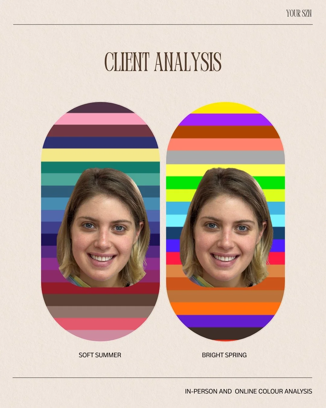 This is why &ldquo;bright&rdquo; isn&rsquo;t always better.

We explored two very different directions: soft and blended versus vivid and high impact.

Instead of focusing on what stands out the most, we looked at what blends the most beautifully.

W