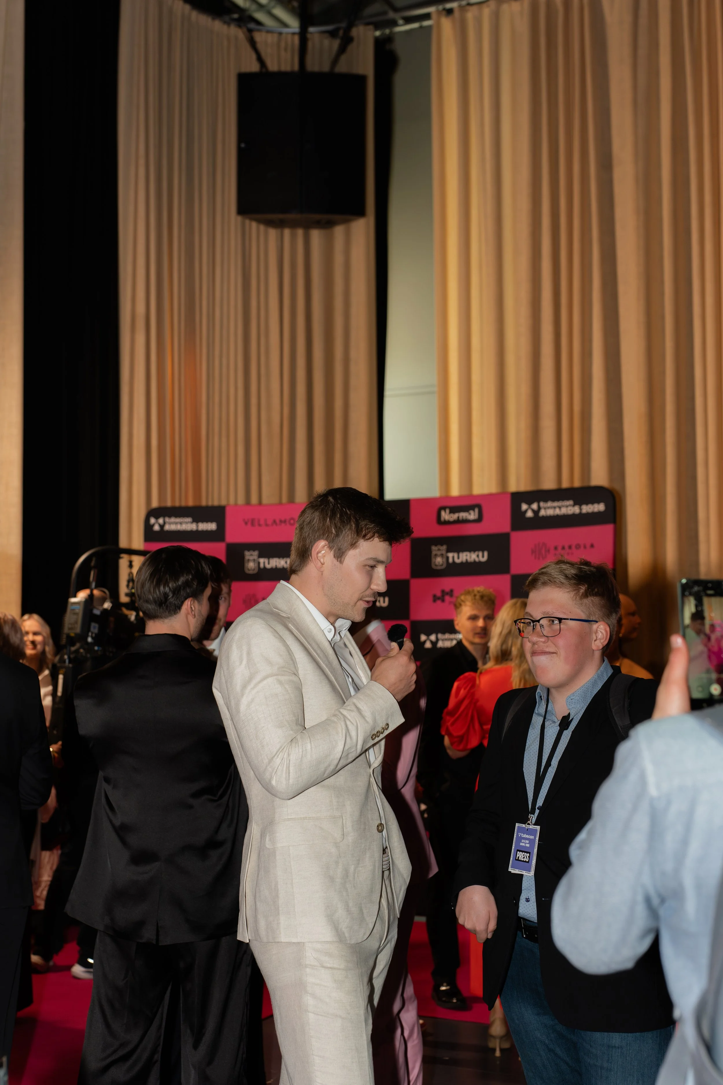 daniel ahola haastattelussa tubecon awardsissa