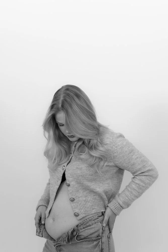 Odotusajankuvaus studiolla Turussa.