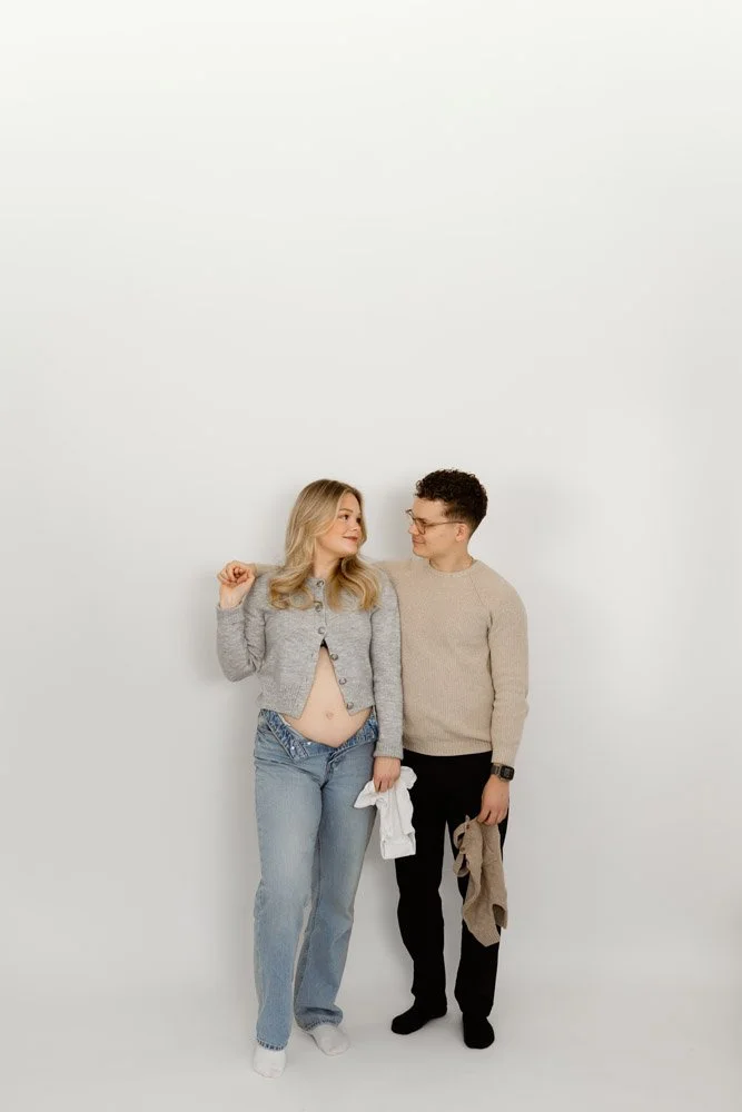 Odotusajankuvaus studiolla Turussa.