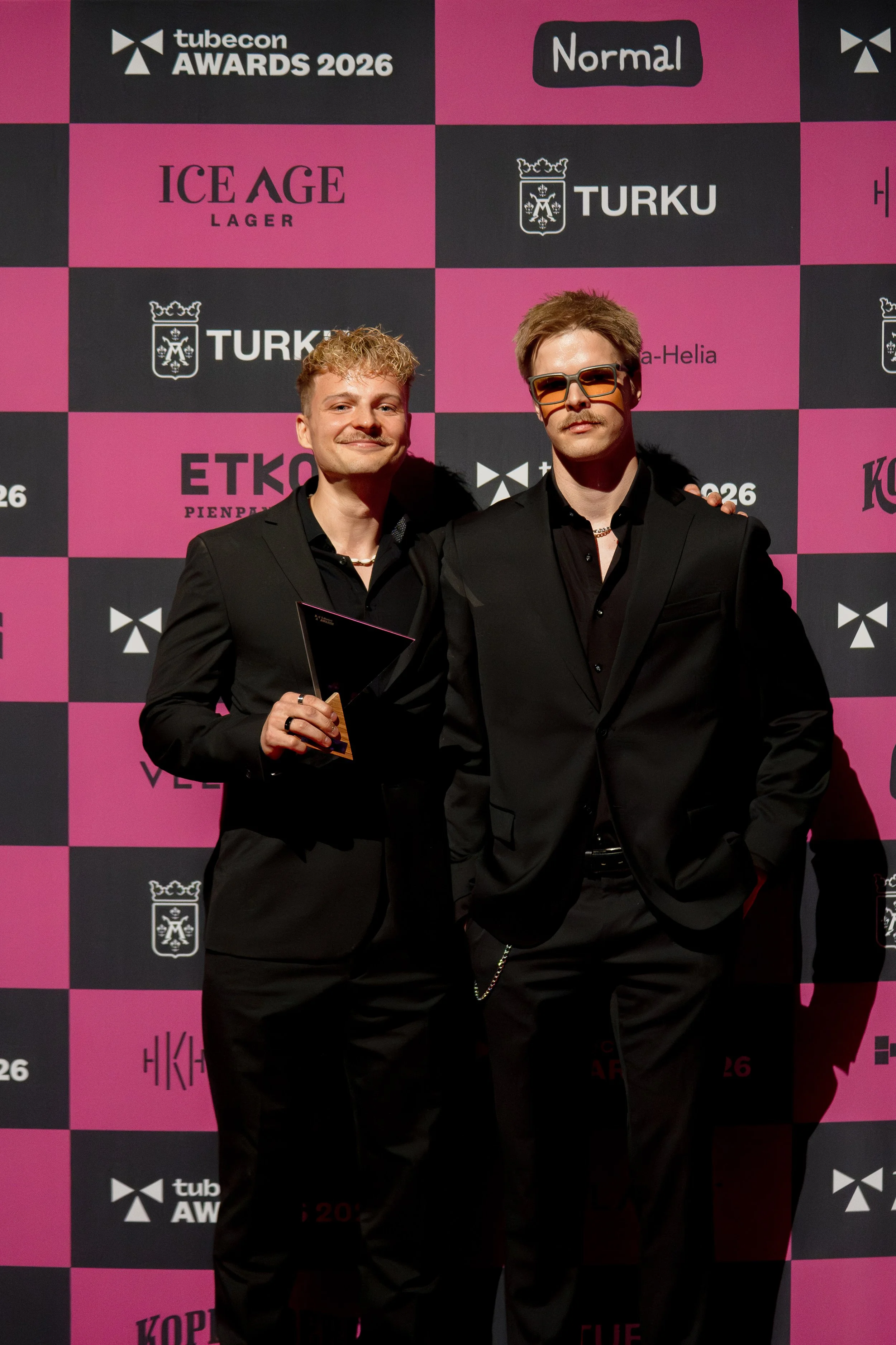 weksi, henry weckström sekä andreas tolonen tubecon awards 