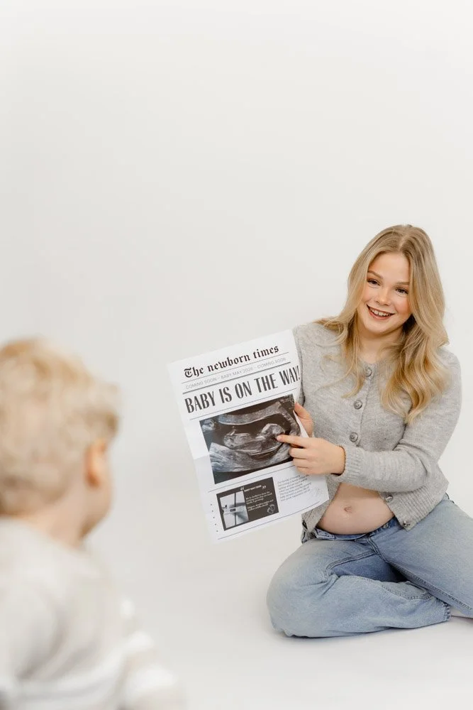 Luonnolliset odotusajankuvat studiolla Turussa.