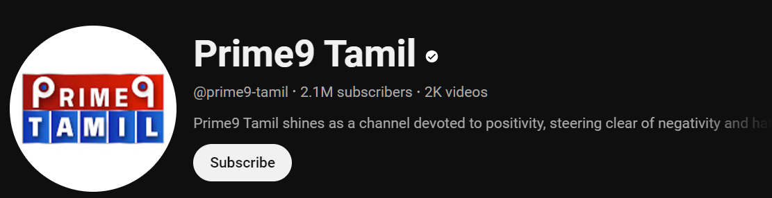 Prime9 Tamil