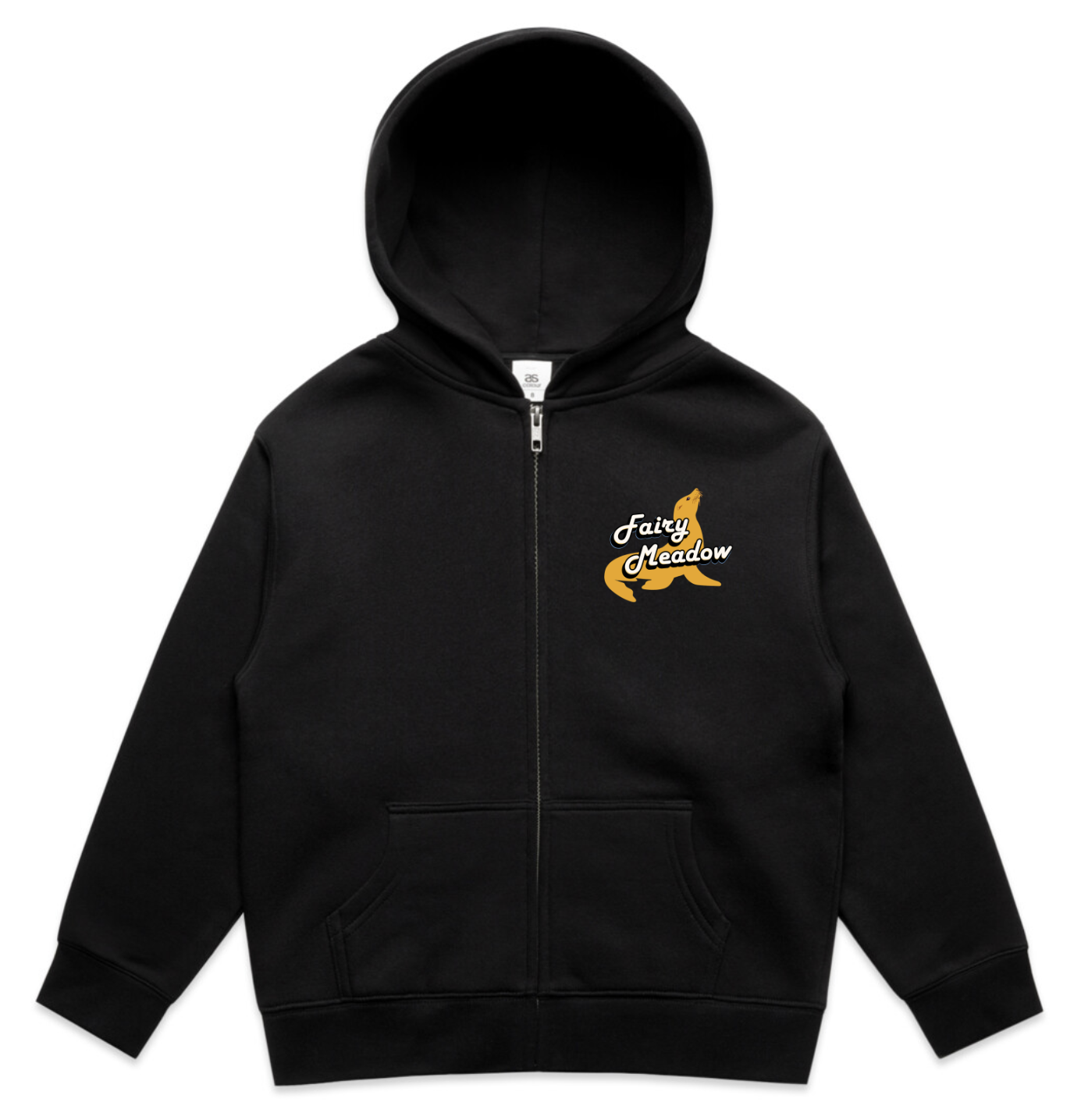 FMSLSC Nippers Junior Zip Hoodie Black.png