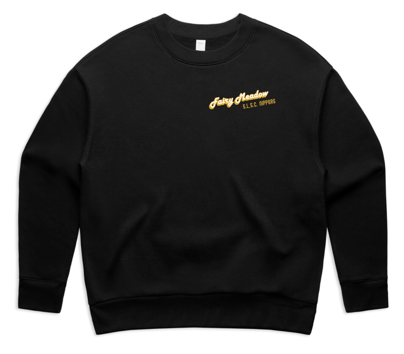 FMSLSC Nippers Womens Crew Jumper Black.png