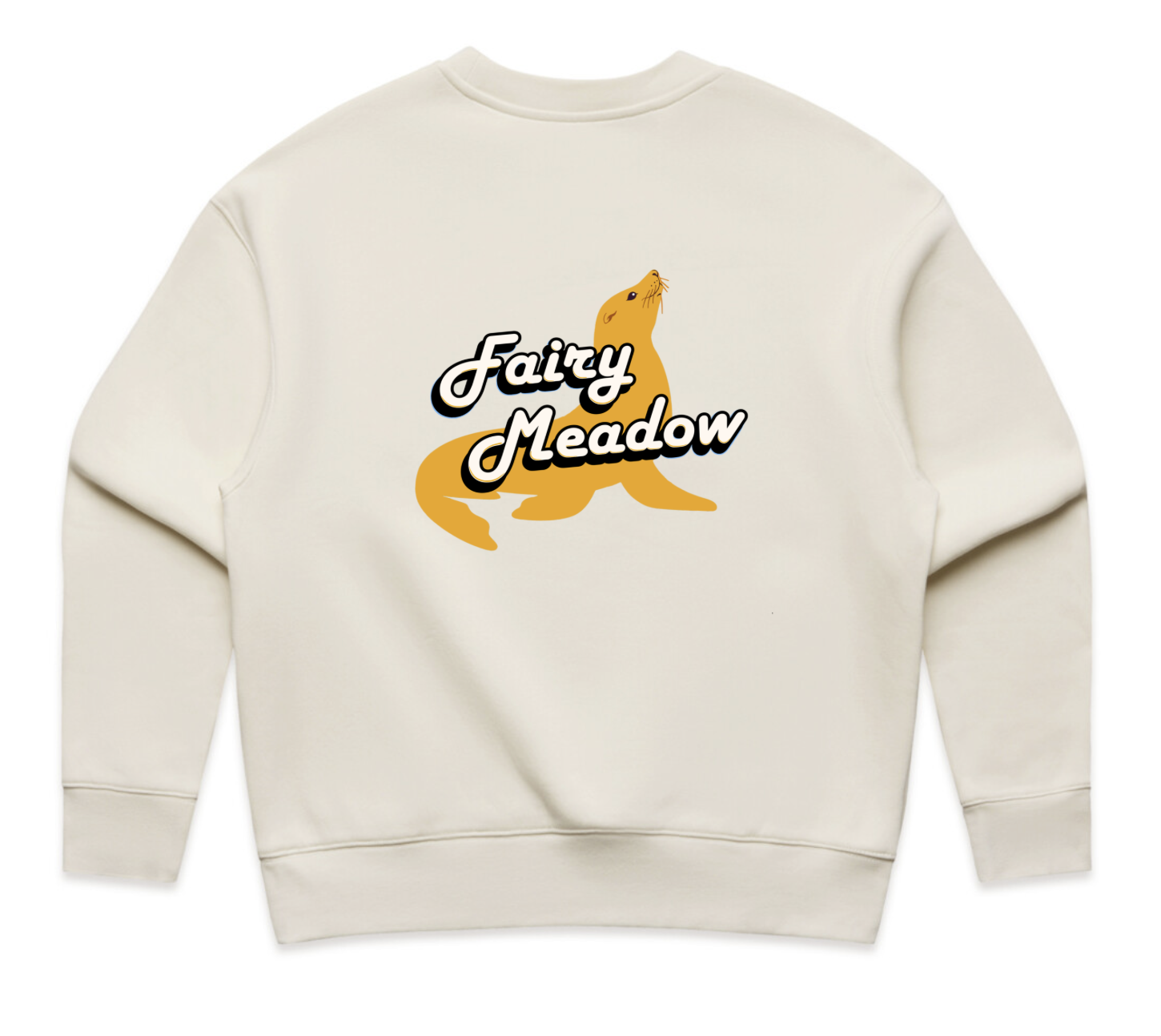 FMSLSC Nippers Womens Crew Jumper Back Ecru.png