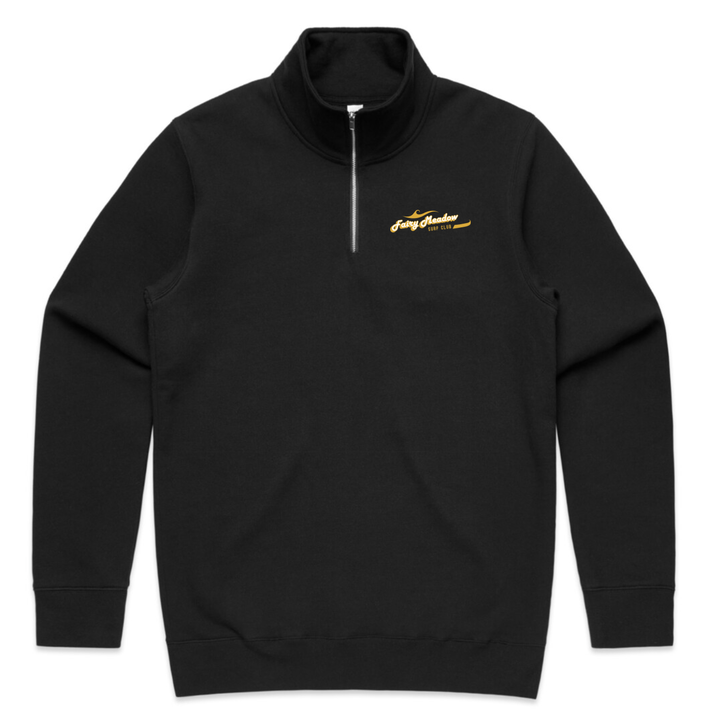 FMSLS Mens Club Half Zip Crew Jumper Black.png