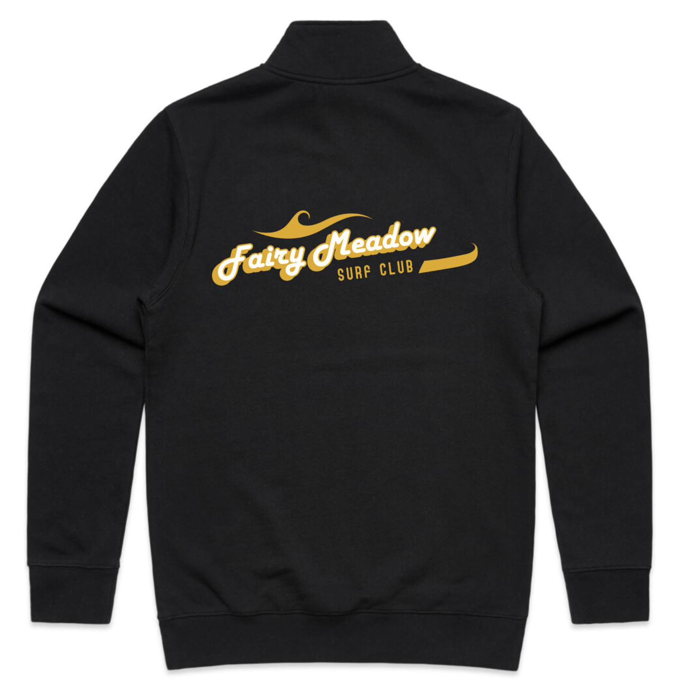 FMSLSC Mens Club Half Zip Crew Jumper Back Black.png