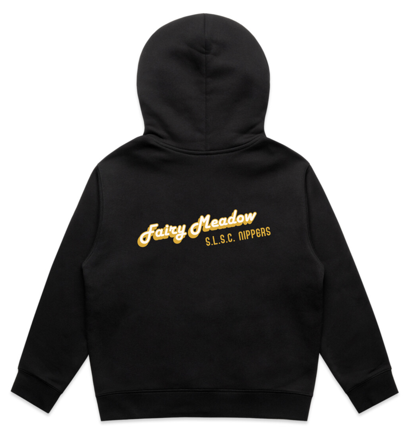 FMSLSC Nippers junior Zip Hoodie Back Black.png