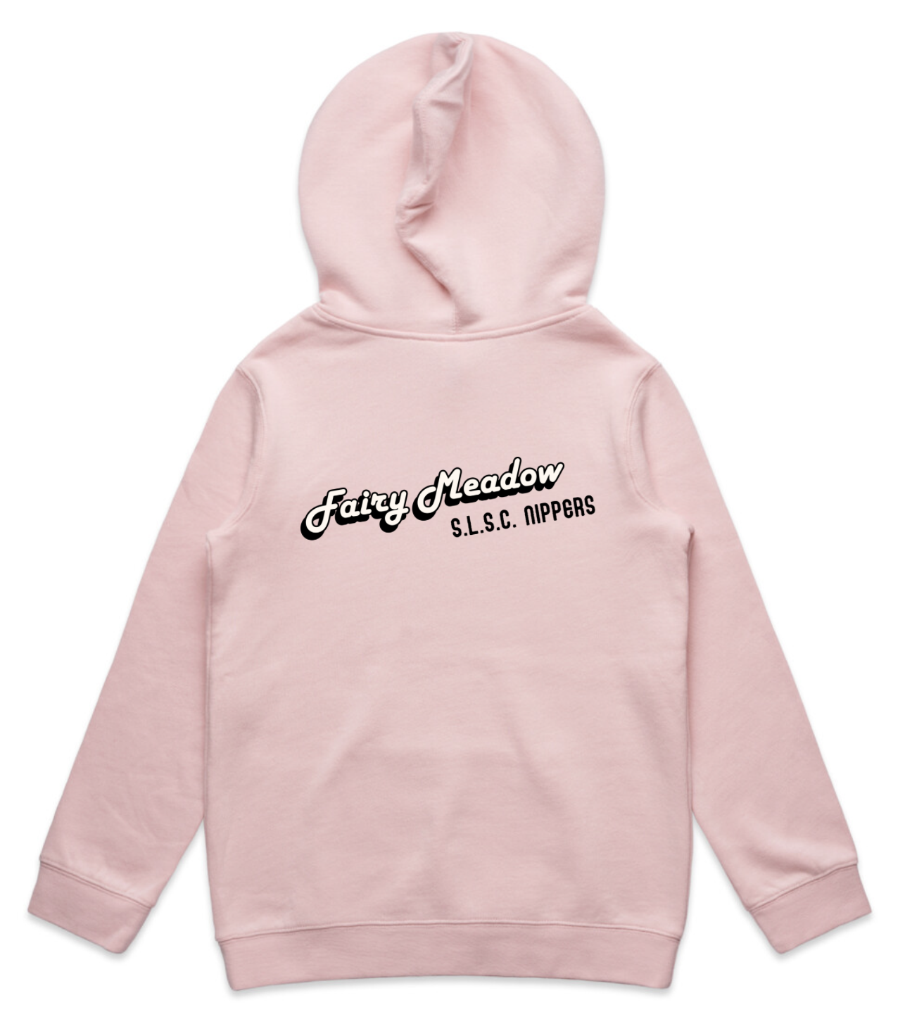FMSLSC Nippers Junior Hoodie Back Pink.png