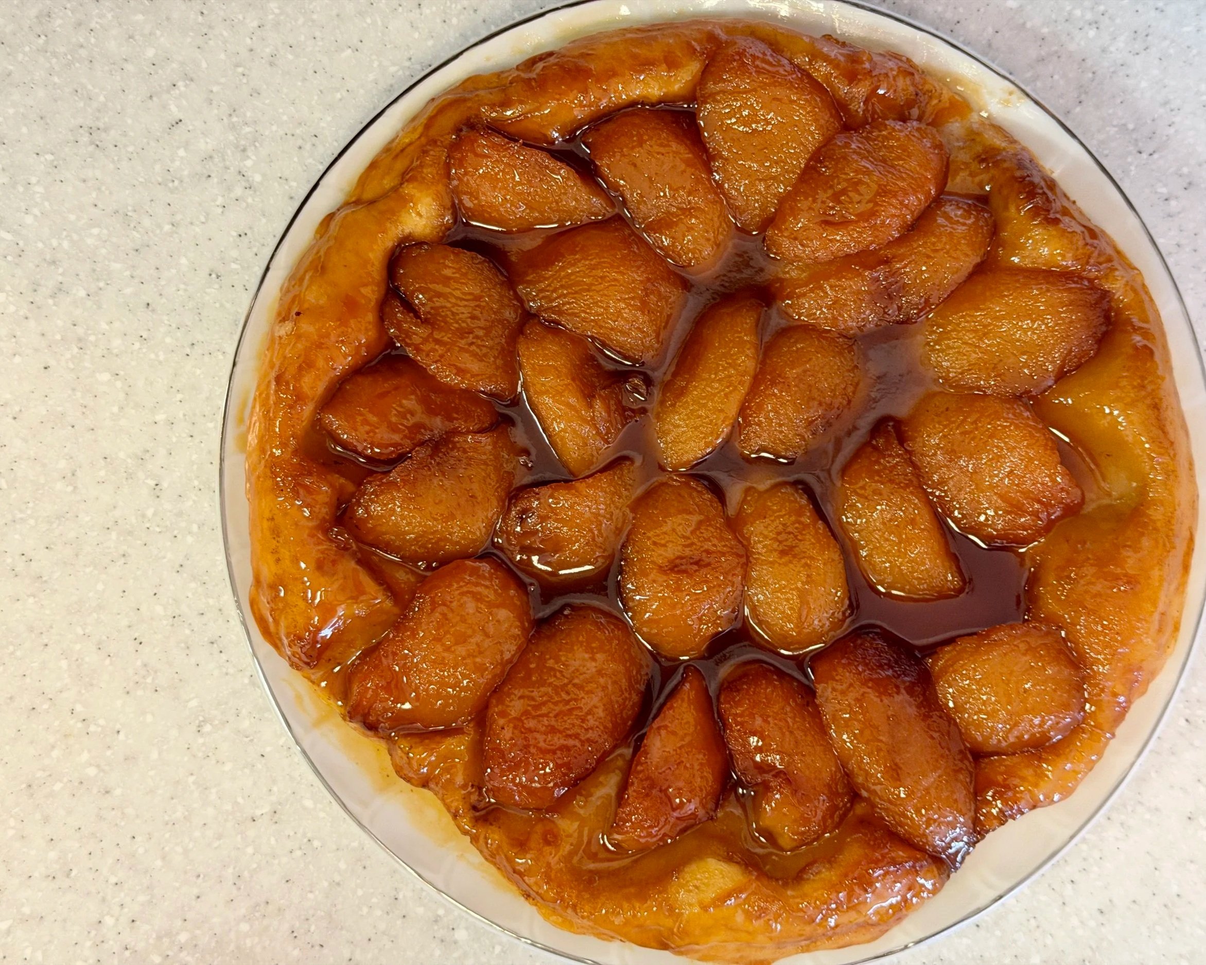 Peach Tarte Tatin