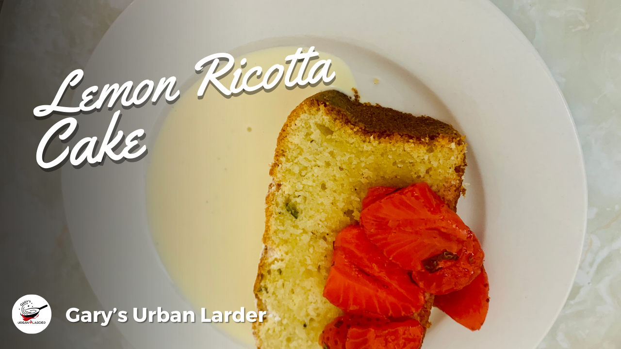 Lemon Ricotta Olive Oil Loaf Cake