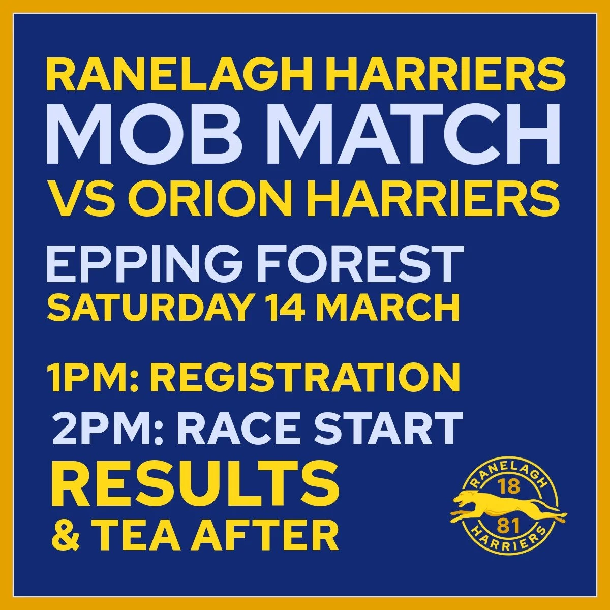 Mob Vs Orion Harriers