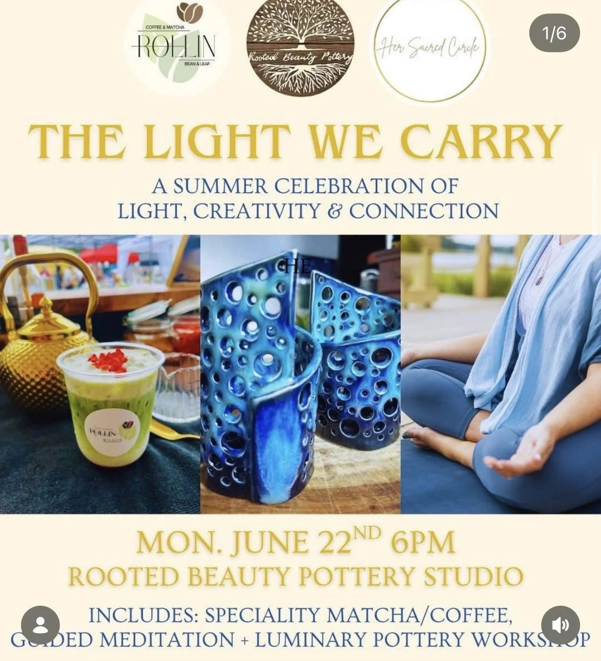 Pop up @ rootedbeautypottery
