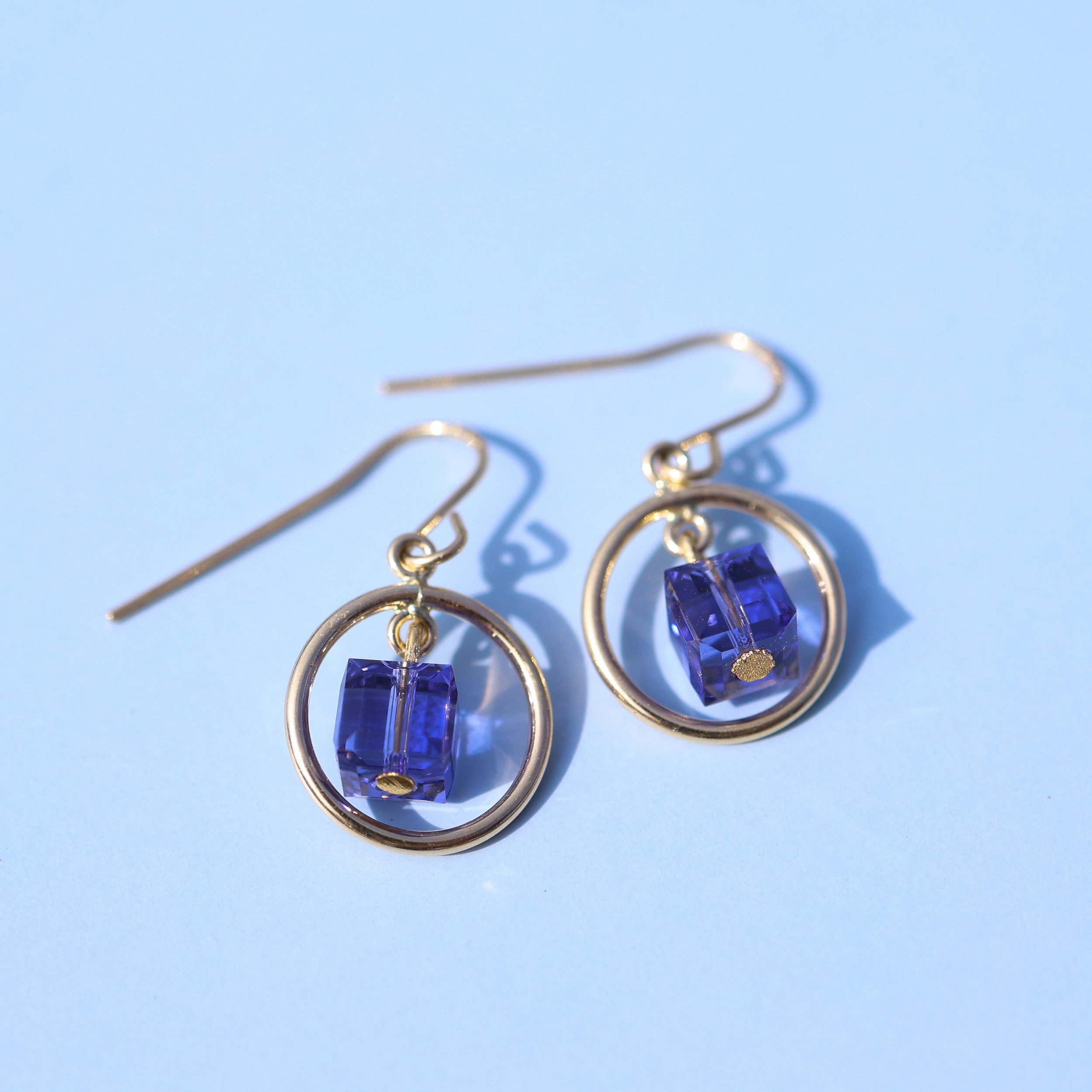 Tanzanite Orbit Earrings
