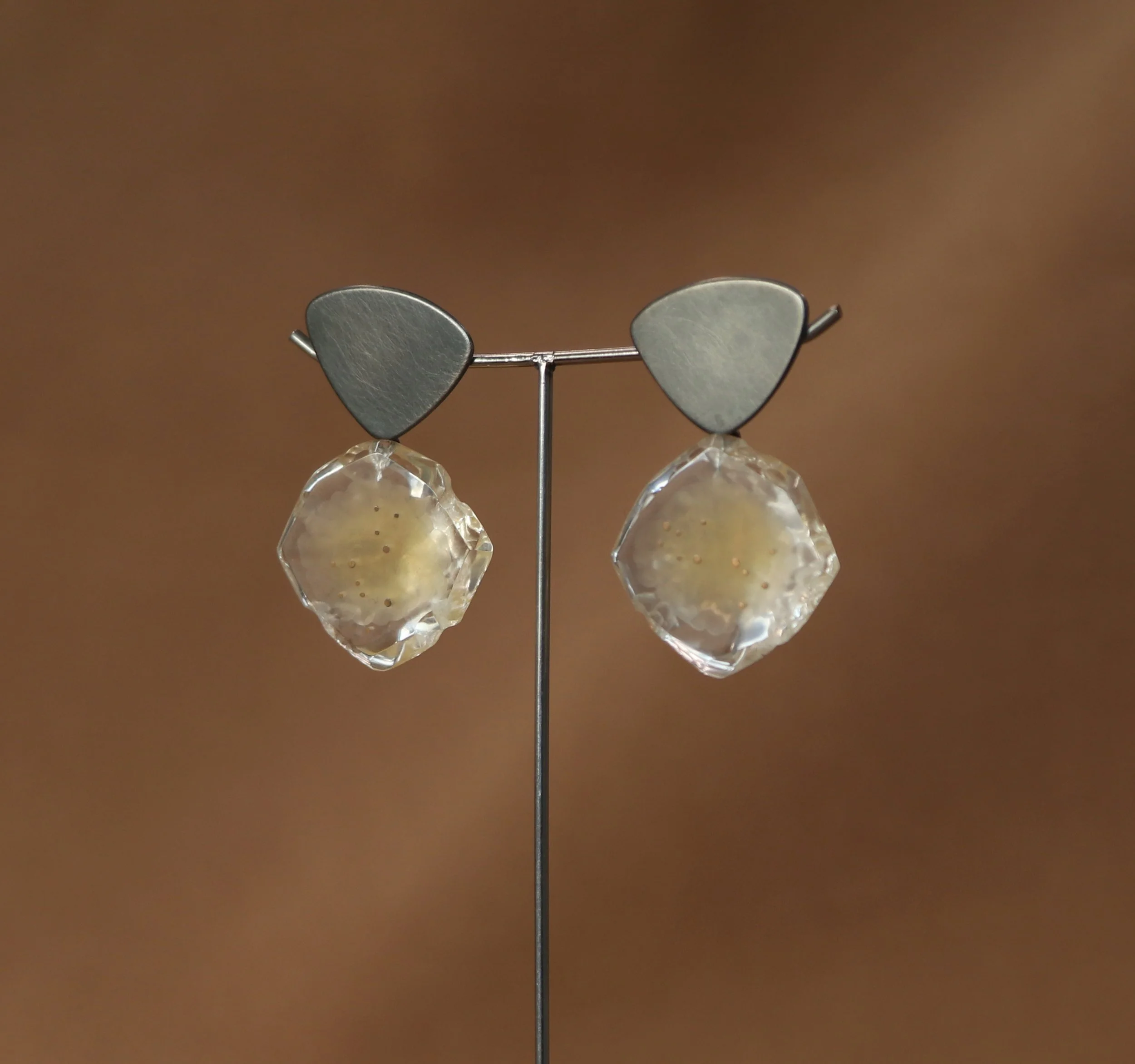 resin inlaid yellow earrings.jpg