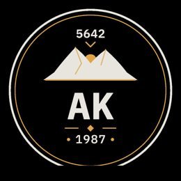 AK mountain crest badge, Azamat Kardanov's personal logo mark