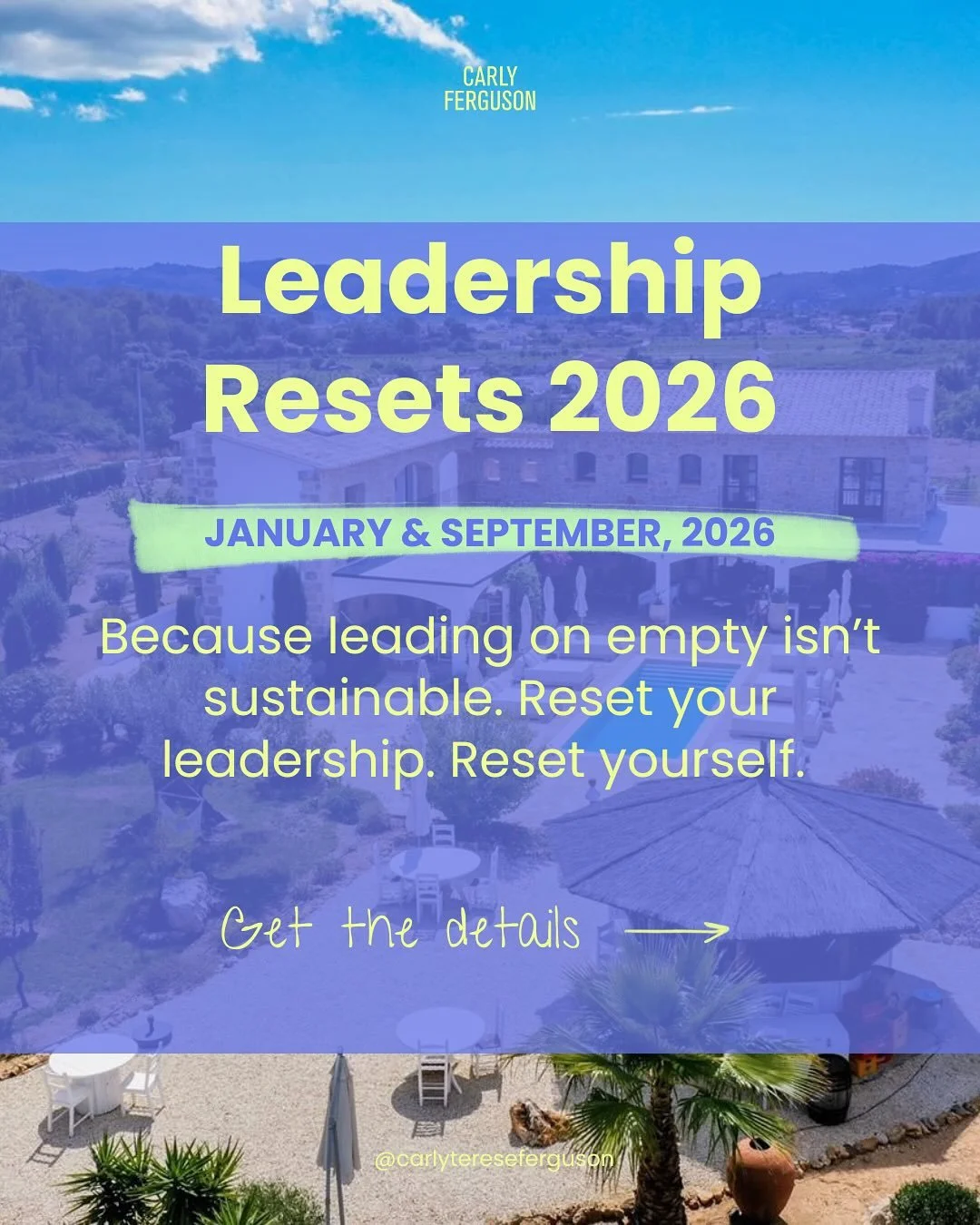 💭 Ever ended the year running on fumes&hellip; only to step into January already exhausted?

Or found yourself mid-year, knowing you need space to reset &mdash; but there&rsquo;s never a good time to step away?

That&rsquo;s why at @evolvedretreats 