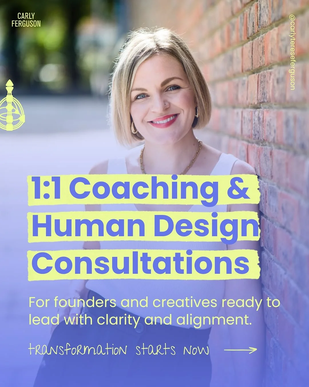 Leadership isn&rsquo;t about becoming more &mdash; it&rsquo;s about remembering who you are underneath the conditioning.

My 1:1 coaching and Human Design consultations are for leaders, founders, and creatives ready to lead from energetic alignment &