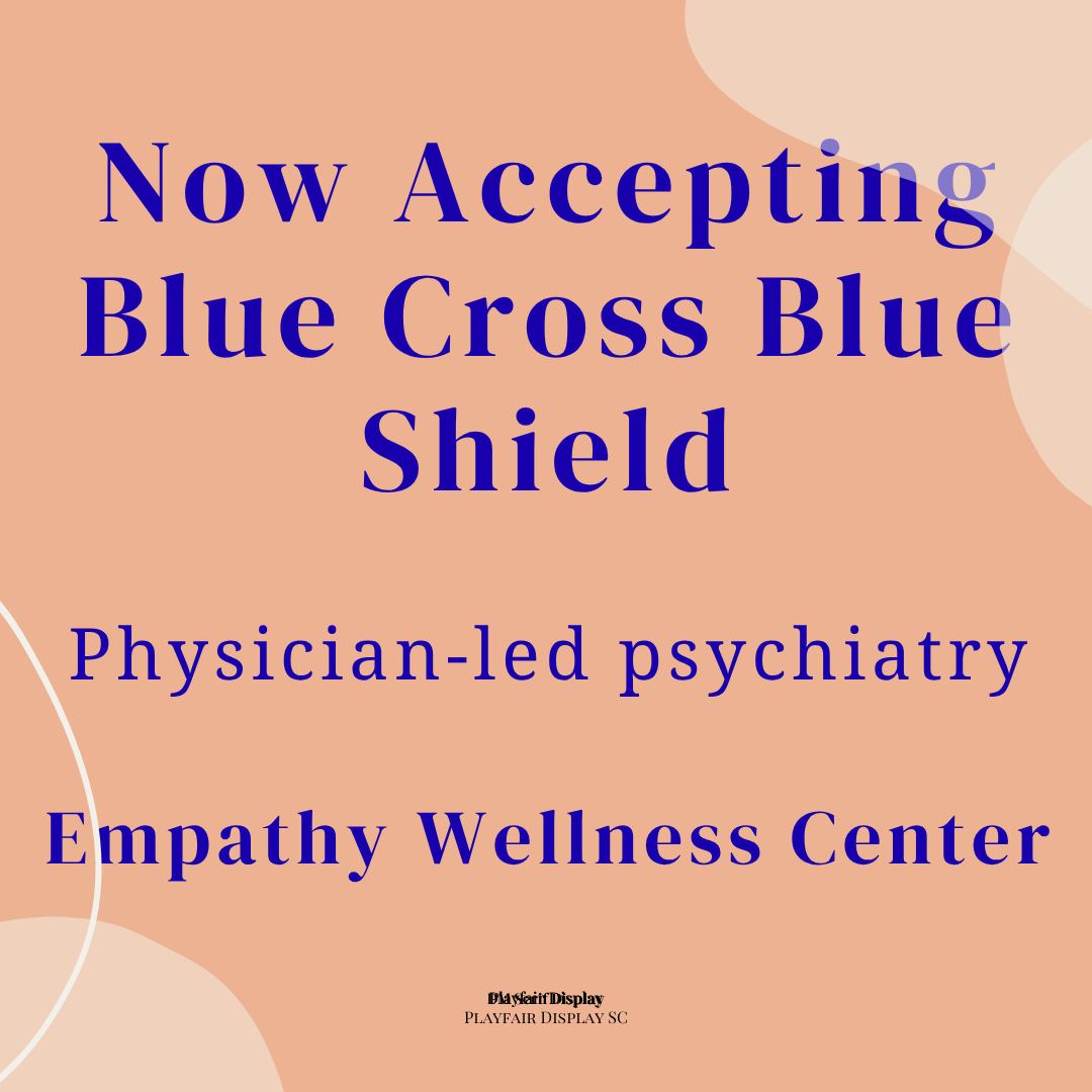 Now Accepting Blue Cross Blue Shield