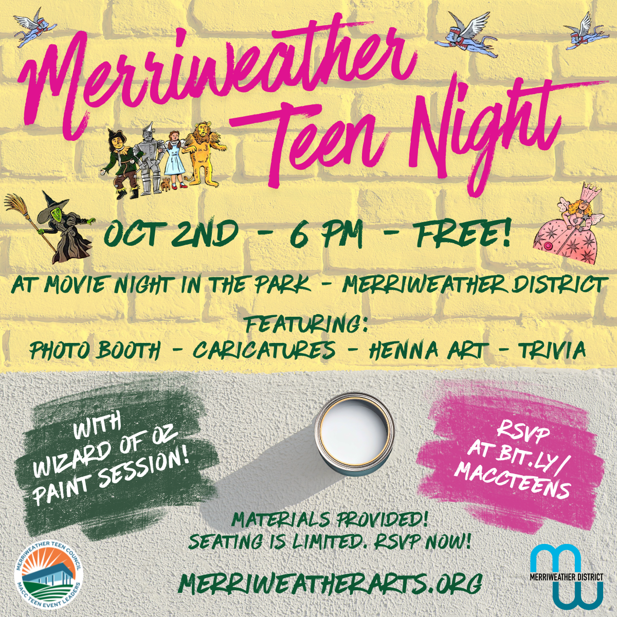 Merriweather Teen Night at the Movies
