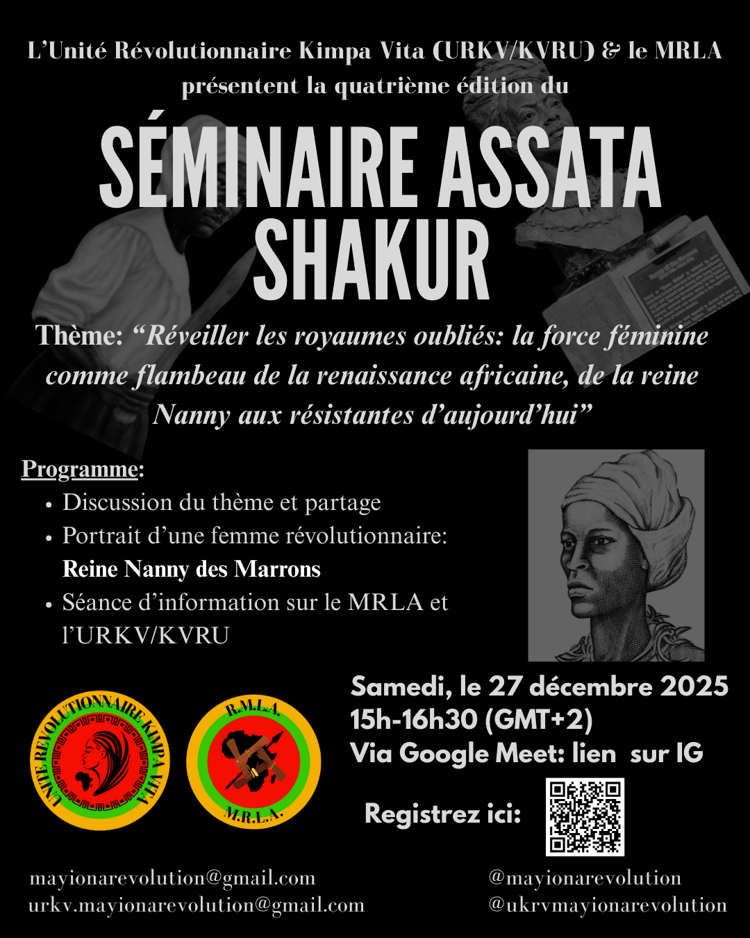 Séminaire Assata Shakur Décembre 2025