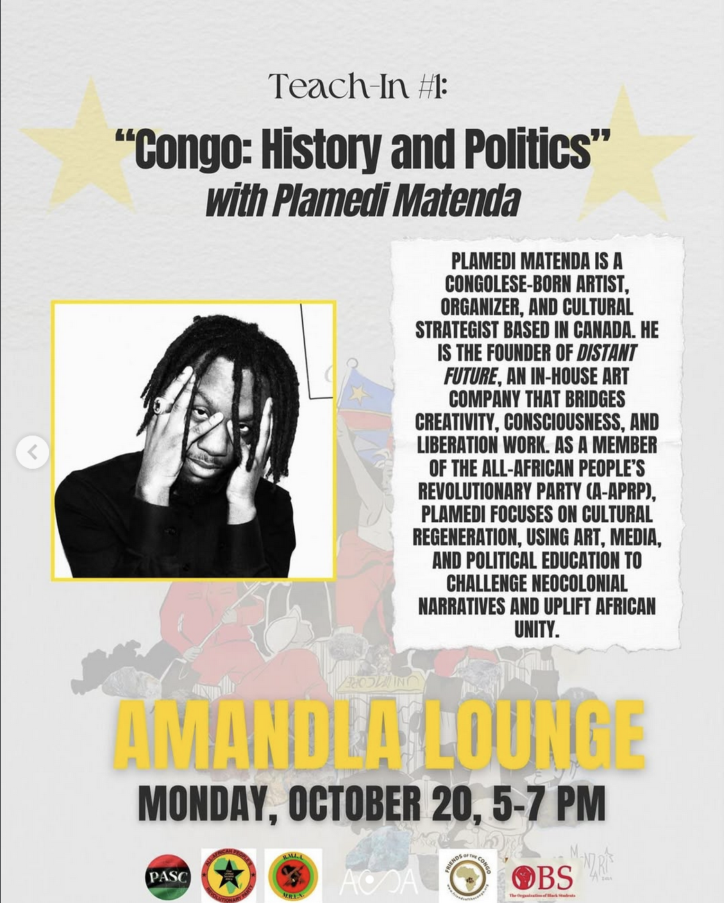 Congo Week: History &amp; Politics with Plamedi Matenda
