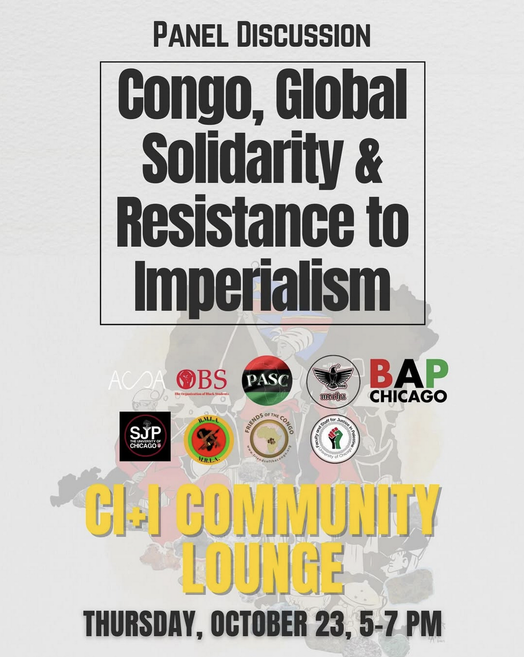 Congo Week-Panel Discussion: Congo, Global Solidarity, &amp; Resistance to Imperialism